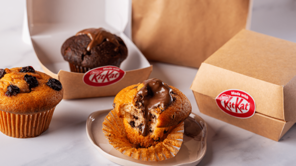 Keksiukai su KitKat padažu